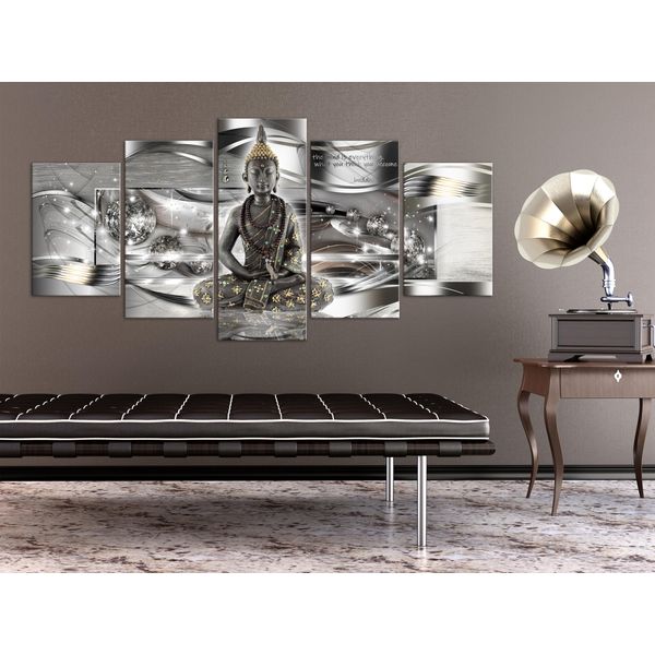 Buddha Abstract Quadro Di Vetro Acrilico Quadri Di Vetro Moderni Da Parete P-A-0037-K-M-image
