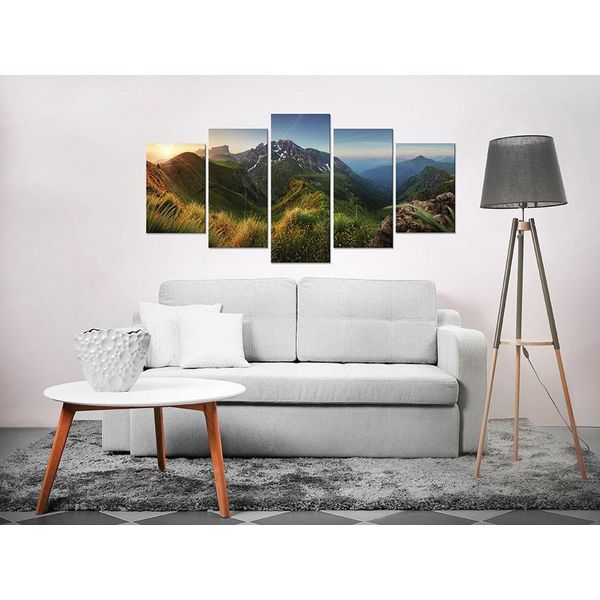 Gebirge Landscape Quadro Di Vetro Acrilico Immagini Di Vetro Murale Moderno C-C-0012-K-M-image