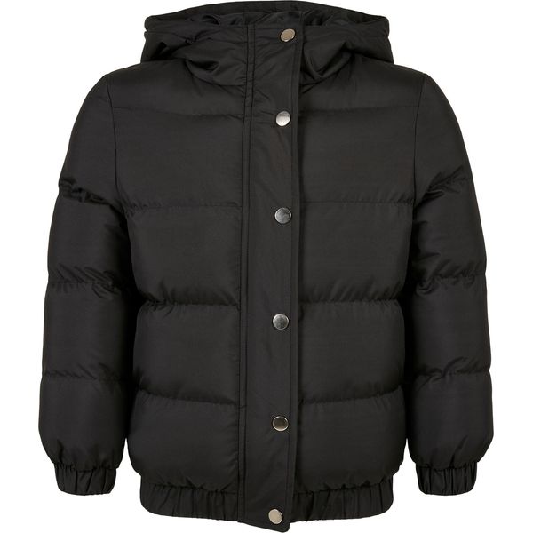 DěTská Zimní Bunda Urban Classics Girls Giacca Puffer Con Cappuccio Nero - 146/152-image