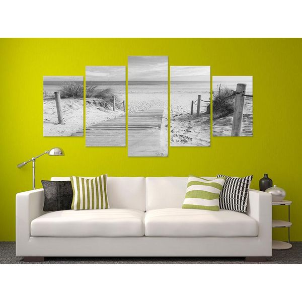 Spiaggia Mare Quadro Di Vetro Acrilico Quadri Di Vetro Moderni Da Parete Immagini C-B-0006-K-P-image