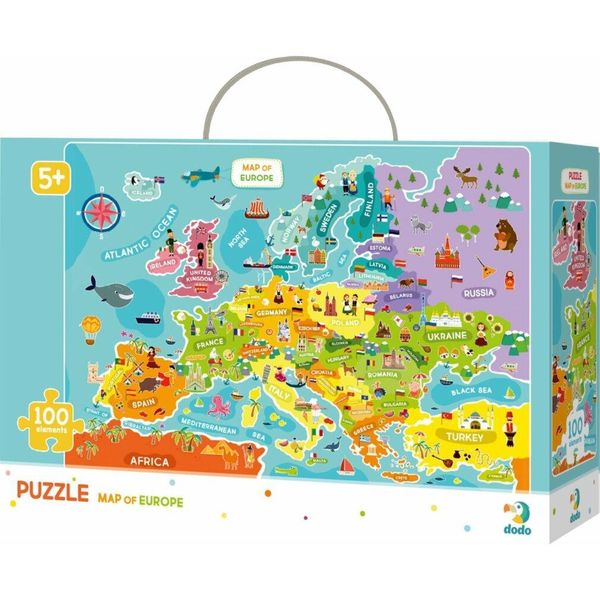 Dodo Puzzle Mappa Dell'europa 100 Pezzi-image