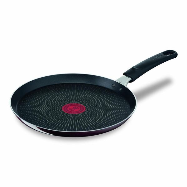 Padella Per Crepes Tefal Resist Intense, Padella Per Crepes, Crepe, Pancake, Rivestimento Antiaderente, Alluminio, Ø 25 Cm, D52210-image