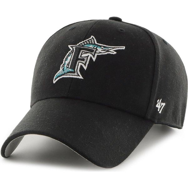 Mlb Miami Marlins '47 Basecap Cap Sure Shot World Series Champions Kappe Baseballcap 195000688126 Schwarz-image