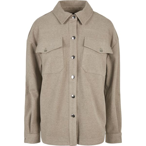 Urban Classics Donna - Camicia Classica Oversize Taupe - 5XL-image