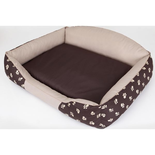 Cuccia Per Cani "Royal"" -65X50Cm- Robusta Con Schienale Alto, Morbidamente Imbottita | Pillowprim"-image
