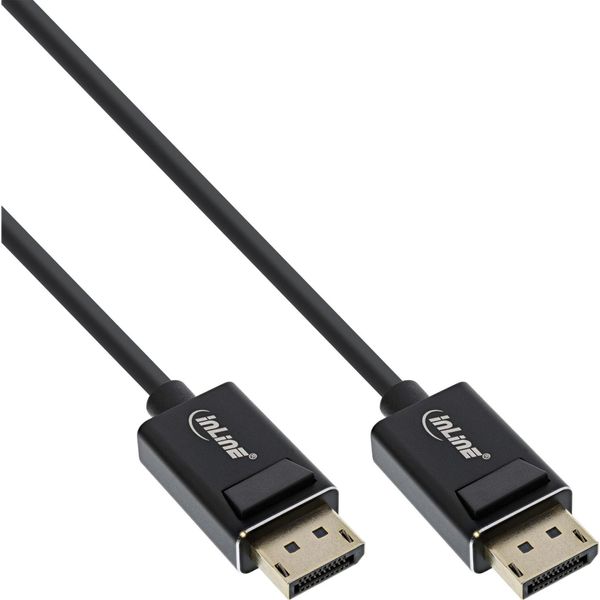 Inline® 15402P Cavo Inline® Displayport 2.0, 8K4K Uhbr, Nero, Contatti Placcati Oro, 2 M-image