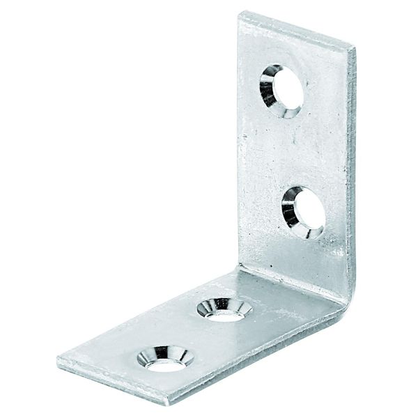 Alberts 847715 Staffa Per Sedia, Zincata Sendzimir, 40 X 40 X 20 Mm, Set Da 40-image