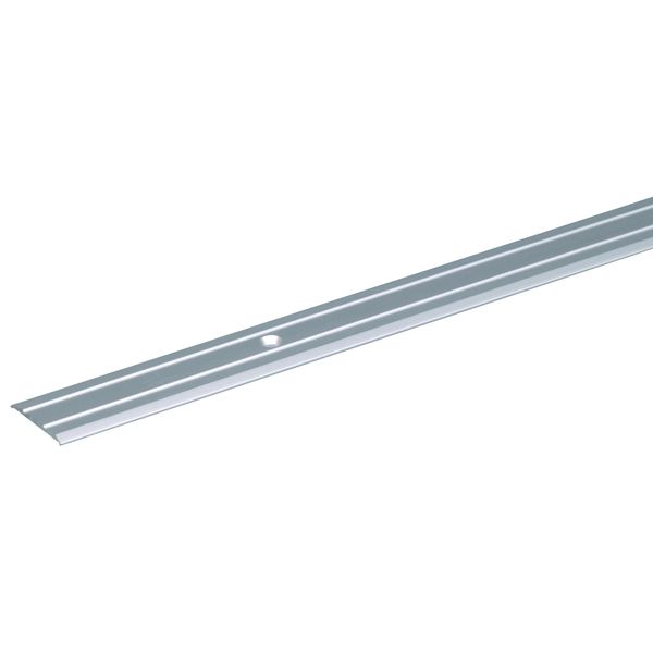 Alberts 499723 Profilo Di Transizione, Forato, Alluminio, Anodizzato Argento, 900 X 38 Mm, Set Da 4-image