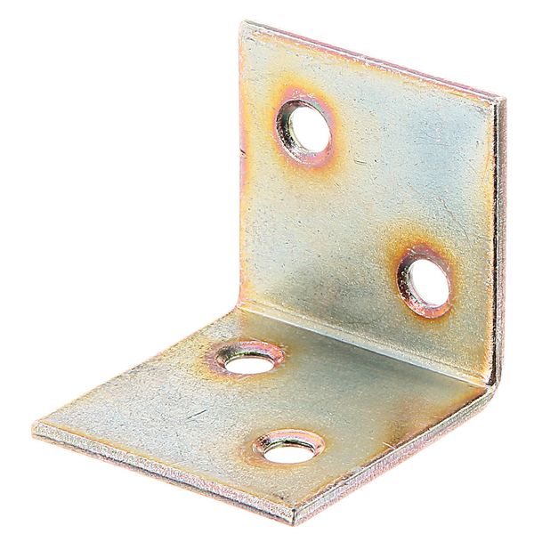 Alberts 329938 Staffa Ad Angolo Largo, Zincata Sendzimir, 30 X 30 X 30 Mm, Set Da 75-image