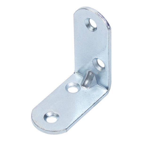 Alberts 837808 Angolo Di Sedia, Con Estremità Arrotondate, Blu Galvanizzato, 40 X 40 X 19 Mm, Set Da 120-image