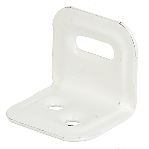 Alberts 849535 Staffa Di Regolazione, Goffrata, Plastificata Bianca, 25 X 25 X 30 Mm, Set Da 50-image