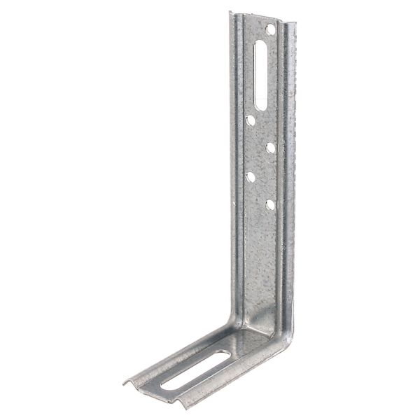 Alberts 866280 Staffa Di Regolazione, Angolo 90°, In Rilievo, Con Foro Asolato, Zincata Sendzimir, 70 X 140 X 30 Mm, Set Da 25-image
