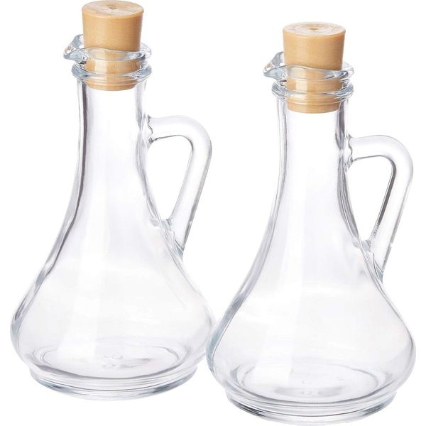 Pasabahce 2 Pezzi Versatore Per Olio D'oliva, Aceto, Condimento, Dosatore, 260 Ml-image