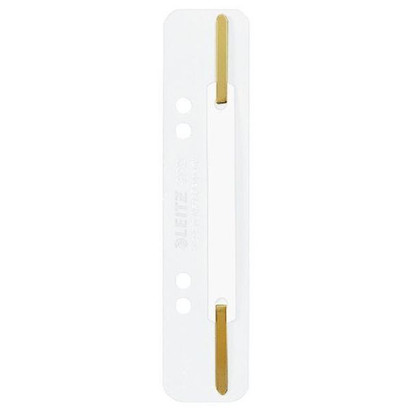 10X Leitz 3710-00-01 Strisce Di Graffatura Pp Corte Bianche 25 Pezzi-image