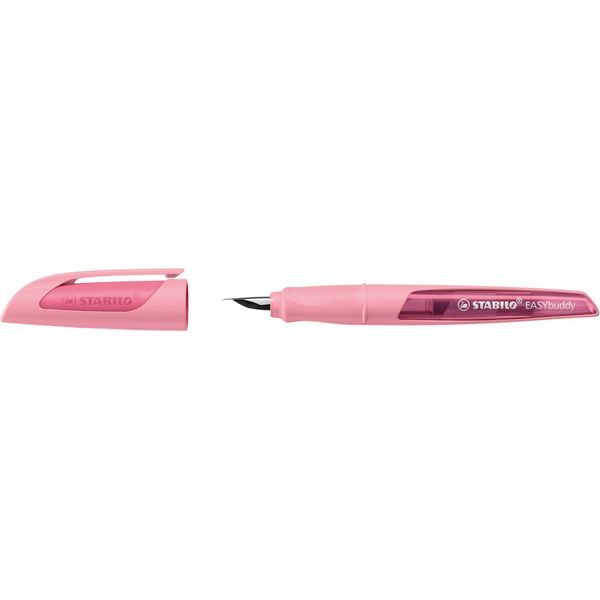 Stabilo® 5033/39-41 Stilografica Per La Scuola Easybuddy® - Pennino Per Mancini L, Rosato, Inclusa Cartuccia Standard-image