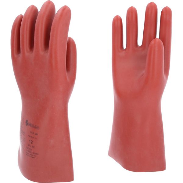 Ks Tools Guanto Di Protezione Per Elettricisti Con Protezione Meccanica E Termica Taglia 12 Classe 00 Rosso - 117.0086-image