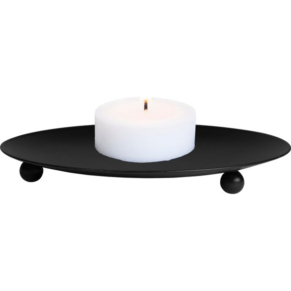 Quvio Sottobicchiere Per Candele - Portacandele - Piatto Per Candele - Sottobicchiere Per Candele - Ciotole Per Candele - Diametro 10 Cm-image
