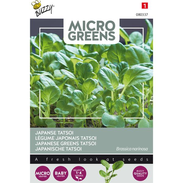 Buzzy Microgreens Semi Di Tatsoi Giapponese - Circa 1 Gr | Buzzy_080337-image