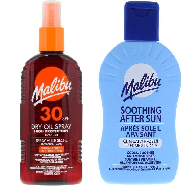 Malibu SPF30 Olio Di Abbronzatura 200 Ml + Balsamo Abbronzante 200 Ml-image