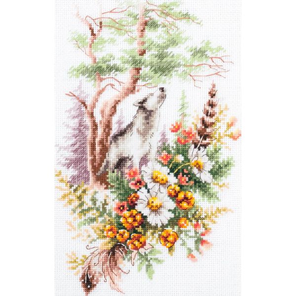 Magic Needle Zweigart Set Punto Croce Edizione "Summer Forest Soul"", Schema Di Conteggio, 17X27Cm"-image