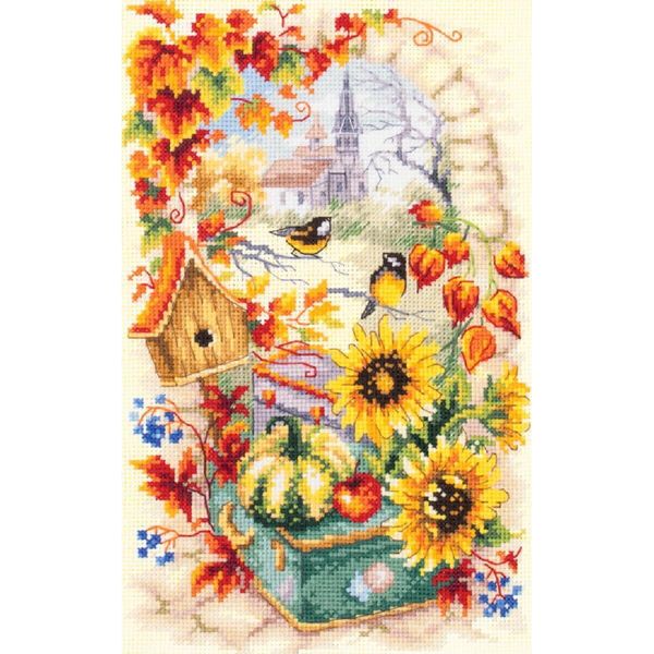 Magic Needle Zweigart Set Punto Croce Edizione "Autumn Story"", Schema Di Conteggio, 17X27Cm"-image