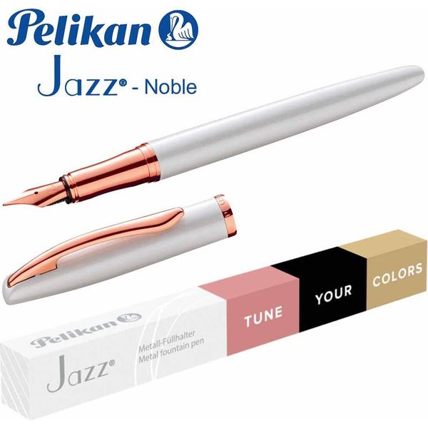 Pelikan 300009767 Stilografica Pelikan Jazz Noble Elegance, Perla-image