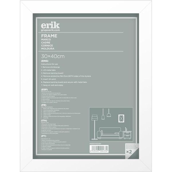 Cornice Erik Editores 30X40 Cm Mdf Taglia Unica-image
