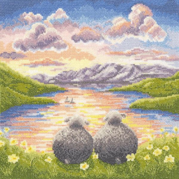 Kit Per Punto Croce "Amore E Luce"" Di Bothy Threads, XLP3, 26X26Cm"-image