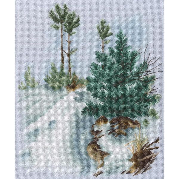 Set Di Punti Croce Rto "Sogno D'inverno"", Schema Per Il Conteggio, 23X26,5 Cm"-image