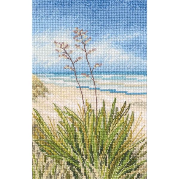 Set Di Punti Croce Rto "In The Moment, Beach"", Schema Per Il Conteggio, 11,5X17,5Cm"-image
