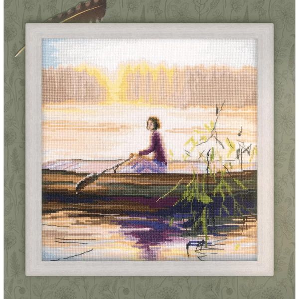 Set Di Punti Croce Rto "Luce Del Mattino"", Schema Per Il Conteggio, 22,5X23 Cm"-image