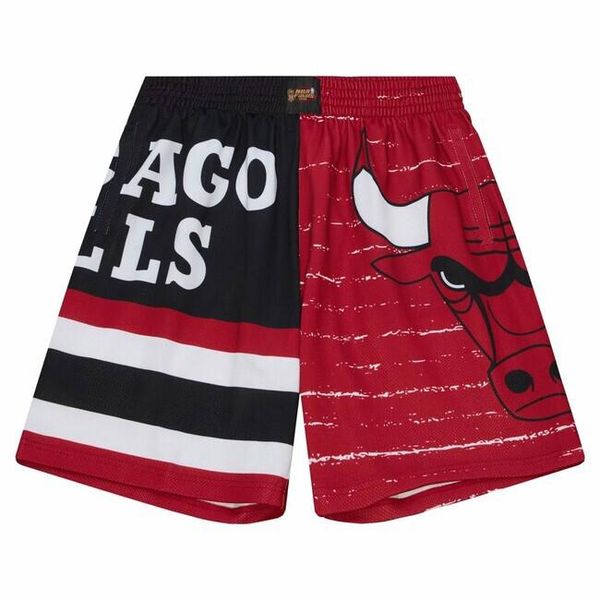 Pantaloncini Mitchell & Ness Chicago Bulls Jumbotron 3.0 Rosso/Nero - S-image