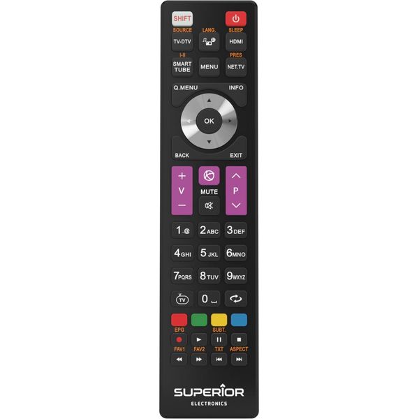 Telecomando Universale Di Ricambio Per Televisori Telefunken (Suptrb016) Superior/Telefunke-image