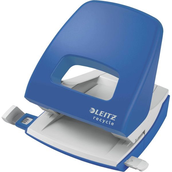 Leitz 5003-00-35 5003 Punch Nexxt Recycle - 30 Fogli, Neutro Per Il Clima, Blu-image