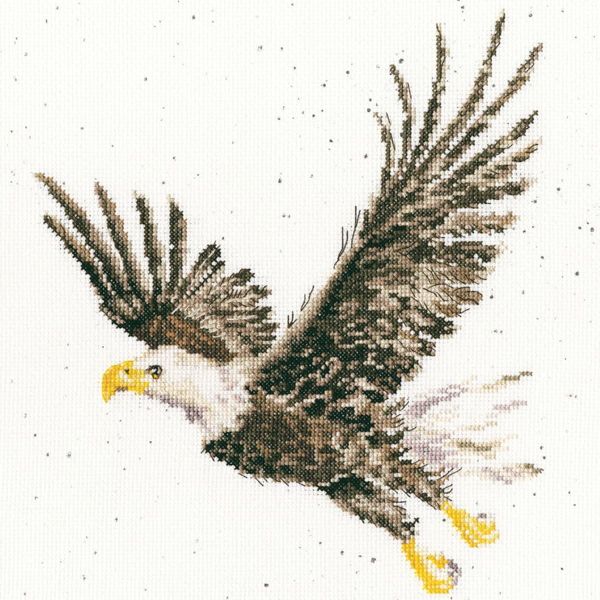 Confezione Da Ricamo A Punto Croce Bothy Threads "Flight Of Freedom"", Schema Per Il Conteggio, XHD109, 26X26Cm"-image