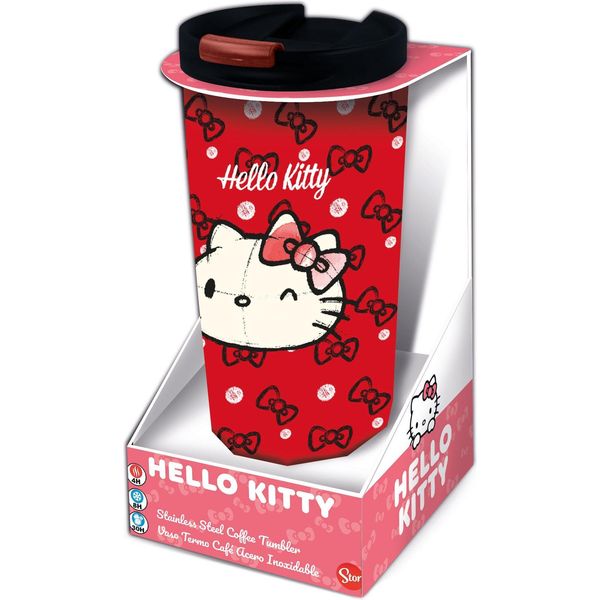 Izolowany Kubek PodróżNy Ze Stali Nierdzewnej Hello Kitty Od Sanrio-image