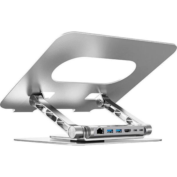 Unitek Laptop Stand With Detachable Usb-C Hub-image