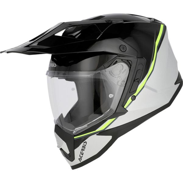 Casco Da Enduro Acerbis Assault Graphic, Nero Opaco/Giallo, S (55/56)-image