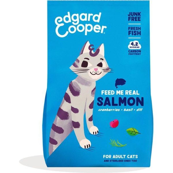 Gatto Adulto Secco Salmon 2Kg - Edgard Cooper-image