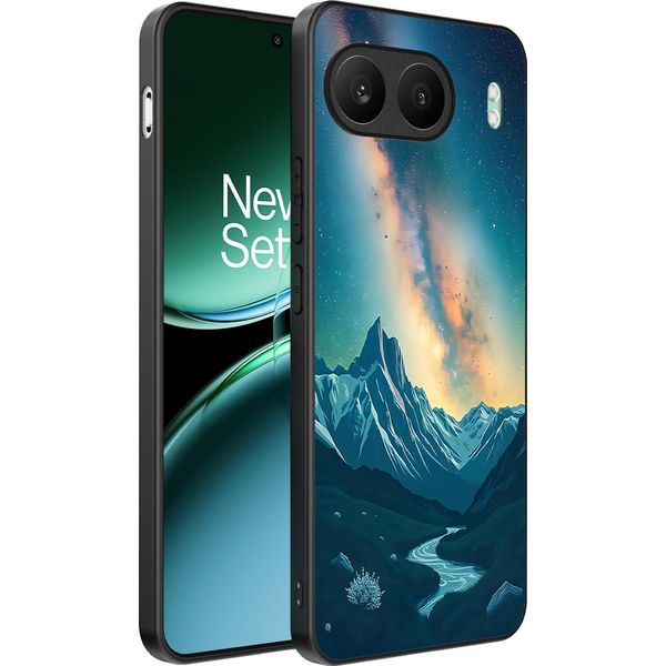 Smartphonica Custodia Per Telefono Adatta A Oneplus Nord 4 Con Impronta Di Cielo Stellato - Custodia Backcover In Tpu Con Design Spaziale E A Forma Di Via Lattea-image