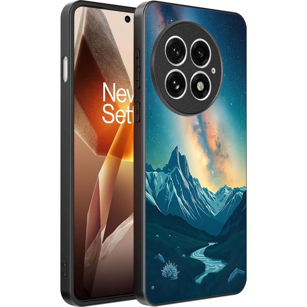 Smartphonica Custodia Per Telefono Adatta A Oneplus 13 Con Impronta Del Cielo Stellato - Custodia Backcover In Tpu Con Design Spaziale E A Forma Di Via Lattea-image