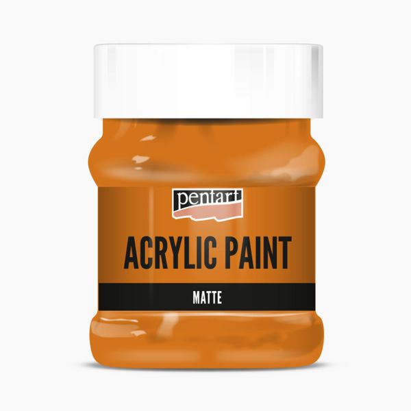 Pentart Colore Acrilico Opaco, 230 Ml, Arancione-image