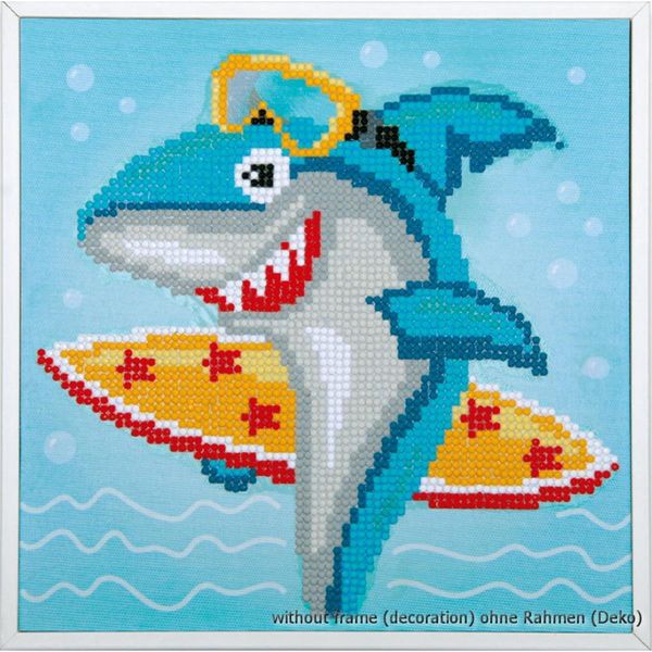 Modello Fuori Produzione Vervaco Diamantato "Squalo Surfista"""-image