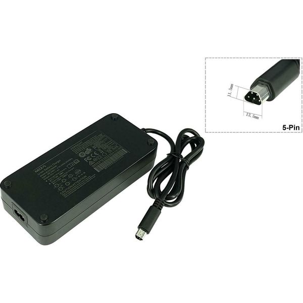 Alimentatore Powersmart 42V 4A Per E-Bike Pedelec 36V Con Spina A 5 Poli-image