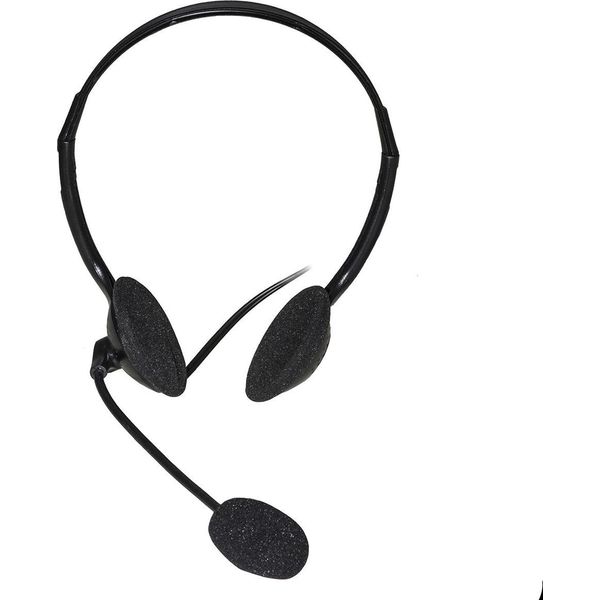 Link Accessori LKHS01 Cuffia Stereo Usb Con Microfono Per Pc Notebook Nero-image
