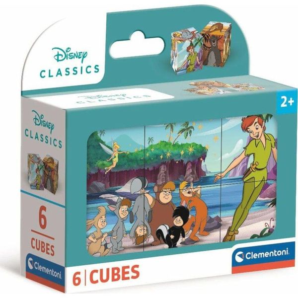 Clementoni Cubi Blocchi 6 Elementi Disney Classic 40657-image