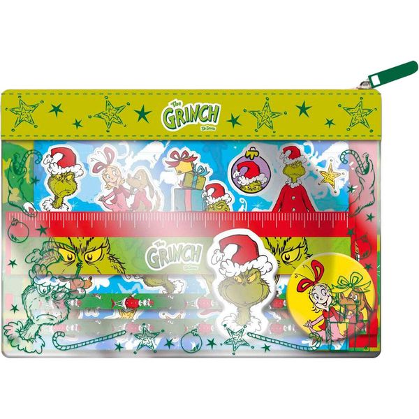 Gruppo Di Artigianato Creativo Astuccio Per Matite Riempito Di Totum Grinch-image