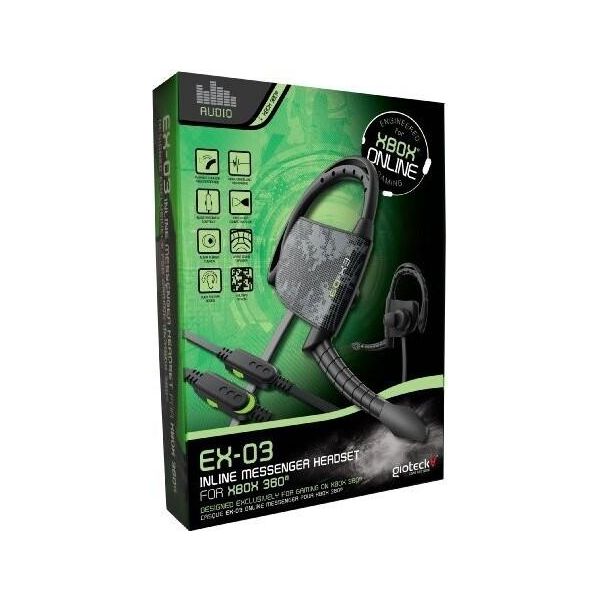 Gioteck EX-03 Cuffie Auricolari Cablate Xbox 360 Successore Di EX-01 E EX-02-image