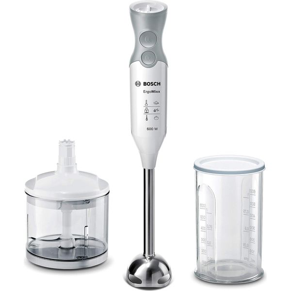 Bosch Ergomixx MSM66120 Immersion Blender 600 W Grey, White-image