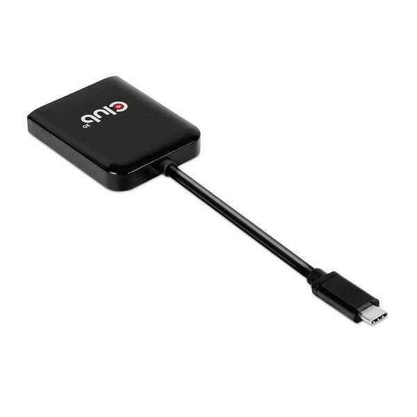 Club 3D CSV-1555 Hub Usb Club3D Usb 3.2 Tipo C > 2X Dp 4K60Hz St/Bu Al Dettaglio-image